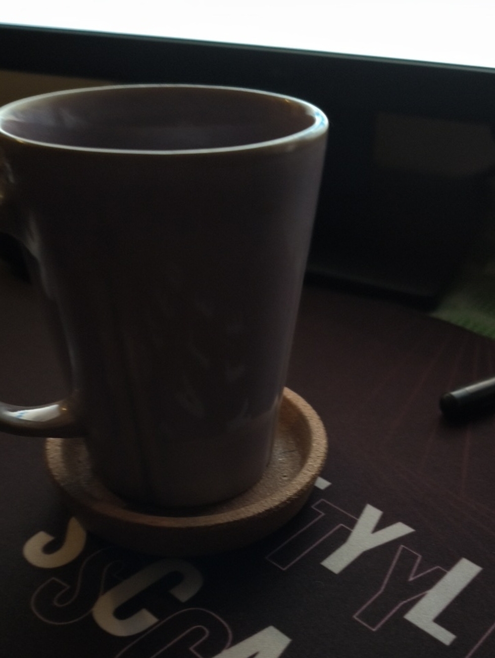 Classic Brown Ceramic Coffee Mug - Unbranded